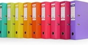 ordner / ring binder file plastik pvc merk bantex uk. small