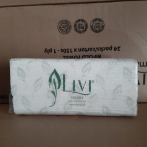 tissue livi multifold handtowel 1 dus (24 pack)