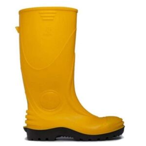 sepatu boot safety rubber kuning