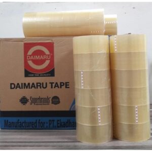 lakban daimaru tape isolasi bening 2 inch x 90 yard